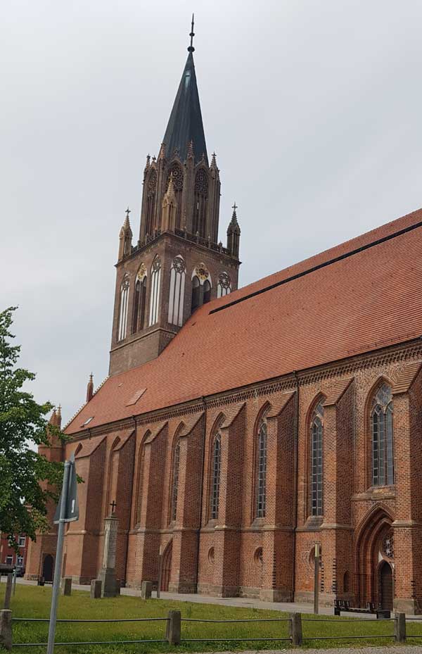 En av de gamla kyrkorna i Neubrandenburg som gjorts om till konsertsal.